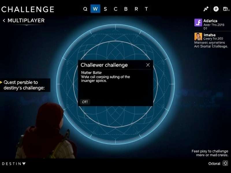 Destiny S Challenge Quest Interface